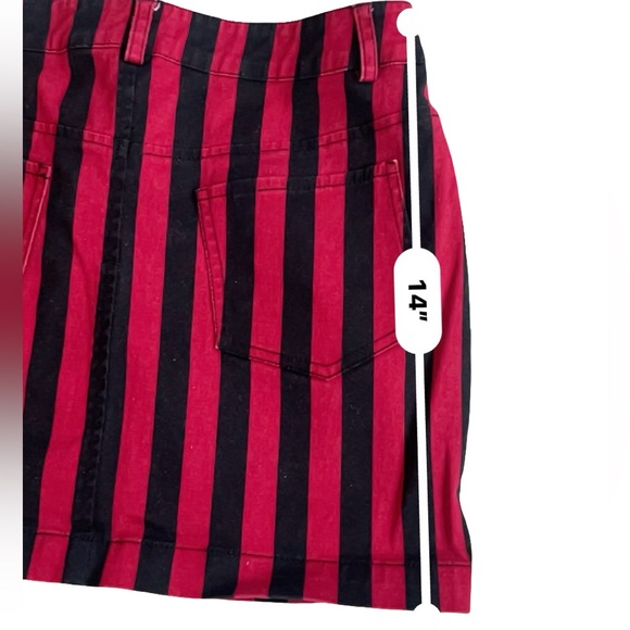 Rebecca Minkoff Striped Mini Skirt – Size 2 - Picture 6 of 8